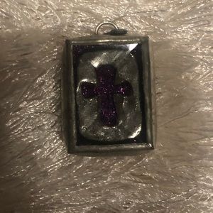 Jewel Kade Cross Charm